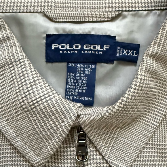 Vintage Ralph Lauren Polo Golf Prince of Wales Plaid Jacket XXL - Picture 7 of 16